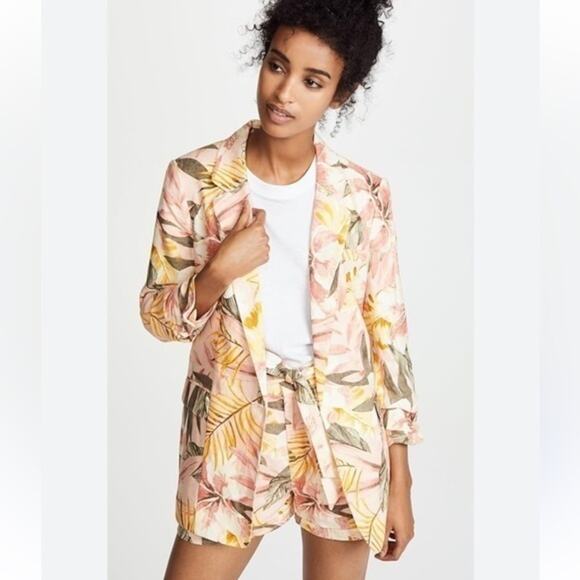NWOT RD + Koko tropical Floral Blazer Jacket - Picture 1 of 9